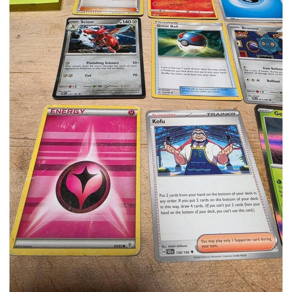 Pokémon Trading Card Lot AV Kofu  Genesect  Skarmory  Bronzor  Great Ball